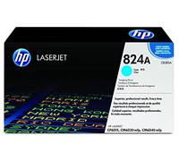 HP 824A CB385A, Tamburo Originale HP da 23000 Pagine, Compatibile con le Stampanti HP Color LaserJet CP6015 e CM6040 MFP, Ciano