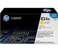 HP 824A CB386A, Tamburo Originale HP da 23000 Pagine, Compatibile con le Stampanti HP Color LaserJet CP6015 e CM6040 MFP, Giallo