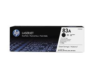 HP 83A - confezione da 2 - nero - originale - LaserJet - cartuccia toner (CF283AD)