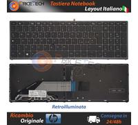 HP 848311-061 TASTIERA BACKLIT ORIGINALE ITA PER HP ZBOOK 15 17 G3 G4