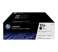 HP 85AD CE285AD, Multipack da 2 Toner Orginali HP da 1600 Pagine, Compatibile con le Stampanti LaserJet Pro P1102, P1109, MFP M1212, MFP M1217, Nero