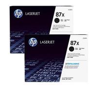HP 87X CF287XD nero (black) dualpack toner originale