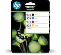 HP Confezione da 4 cartucce di inchiostro nero, ciano, magenta, giallo originali 903