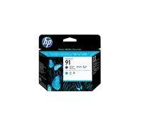 HP Testina di stampa nero opaco e ciano, 91