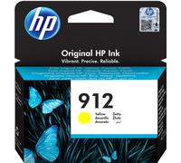 HP 912 Giallo, 3YL79AE, Cartuccia Originale da 315 Pagine, Compatibile con Stampanti OfficeJet Pro Serie 8010 e 8020