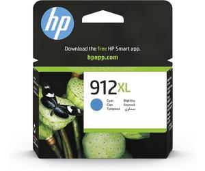 HP 912XL Ciano, 3YL81AE, Cartuccia Originale da 825 Pagine, Alta Capacità, Compa