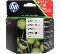 HP 920XL Black Cian Magenta Yellow Ink Cartridge Bundle Pack
