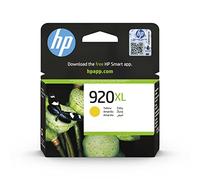 HP 920XL CD974AE, Cartuccia Originale HP da 700 Pagine, Compatibile con Stampanti HP Officejet Serie 6000 e 7000 Grandi Formati, Giallo