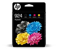 HP 924 6C3Z1NE Multipack con Cartucce Originali da 500 Pagine (Nero) e 400