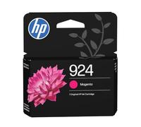 HP 924 Magenta, Cartuccia d'Inchiostro Originale | Compatibile con HP OfficeJet Pro serie 8120 e 8130, resa fino a 400 pagine (4K0U4NE)