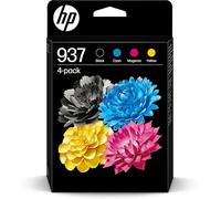 HP Confezione da 4 cartucce di inchiostro CMYK originali 937