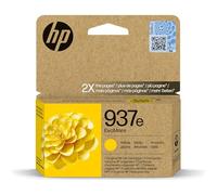 HP 937e EvoMore Giallo 4S6W8NE, Cartuccia Originale Alta Capacità da 1650 Pagine, Compatibile con le Stampanti OfficeJet Pro 9110, 9120, 9130, 9720 e 9730