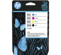 HP Confezione da 4 cartucce di inchiostro originali 950/951, nero, ciano, magenta, giallo