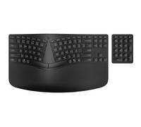 HP 960 Tastiera Ergonomica Wireless, Connessione rapida Swift Pair e Dongle Unifying, 20 Tasti Programmabili, standard Intel Evo, Multidispositivo, Tasto Copilot, Autonomia fino a 24 Mesi, Nero