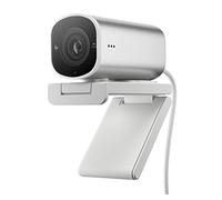 HP 960 Webcam 4K Streaming, Campo visivo fino a 100°, Correzione Automatica Colore, Compatibile con Zoom, Teams, Twitch, Youtube, Windows 11, Chrome e macOS, Argento