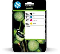 HP 963 Nero Ciano Giallo e Magenta 6ZC70AE Confezione da 4 Cartucce Originali