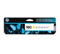 HP 980 D8J09A, Cartuccia Originale da 6000 Pagine, Compatibile con Stampanti a Getto di Inchiostro OfficeJet Enterprise Color Serie X555 e X585, Giallo