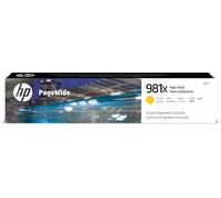 HP 981X Giallo, Cartuccia Inchiostro Originale, Alta capacità