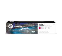 HP 981Y Magenta, Cartuccia Inchiostro Originale, Elevata capacità | Compatibile con HP PageWide Serie Enterprise Color 556 e Enterprise Color Flow MFP 586z, 16000 pagine (L0R14A)
