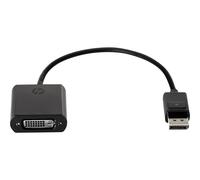 HP Adattatore da DisplayPort a DVI Nero Business Confezione F7W96AA