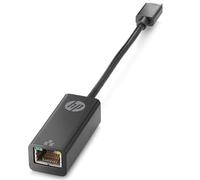 HP Adattatore da USB-C a RJ45 G2, Compatibile con PC dotati di porta USB-C, Nero