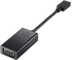 HP Adattatore Display da USB-C a VGA, Compatibile con Notebook e Tablet dotati di porta USB-C, Nero