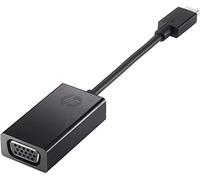 HP Adattatore Display da USB-C a VGA, Compatibile con Notebook e Tablet HP dotati di porta USB-C, Nero