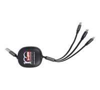 HP Autozubehör 20511 Ladekabel 3in1 ausziehbar Caricatore USB 1x USB-C ®, Apple