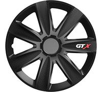 HP Autozubehör 83115 - Set copricerchi GTX da 15" in carbonio