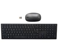 HP AZERTY 710 Tastiera Wireless Mouse Layout Nero USB Nano Slim per PC Portatile