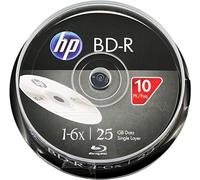 HP BD-R 6 Dischi Blu-Ray, 25 GB, 10-Cake