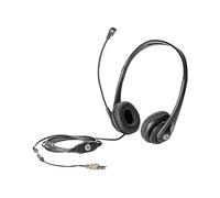 HP - Business Headset v2, Cablato, 3.5 mm (1/8'), Gioco per PC, Circumaurale, Stereofonico, Nero - SPEDIZIONE GRATUITA