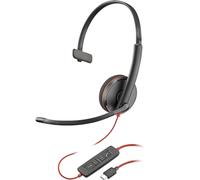 Hp Poly 8x214aa Cuffia E Auricolare Cablato A Padiglione Ufficio Usb TipO-C Nero