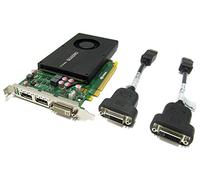 HP C2J93AT NVIDIA Quadro K2000 Scheda Video, 2GB DL-DVI+2xDP, Verde