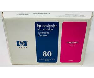 HP C4847A HP 80 CARTUCCIA ORIGINALE MAGENTA DESIGNJET 1000/1055c/1055cm (350ml)