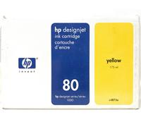 HP C4873A HP 80 CARTUCCIA ORIGINALE GIALLO DESIGNJET 1000/1055c [2010-2014]