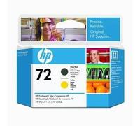 HP 72 skrivehode, matt svart og gul cartuccia d'inchiostro 1 pz Nero opaco, Giallo