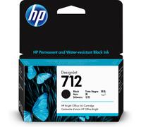 HP Cartuccia di inchiostro nero originale DesignJet 712 da 38 ml