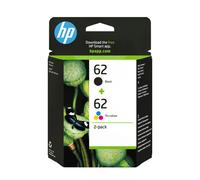 HP Confezione da 2 cartucce originali di inchiostro nero/tricromia 62