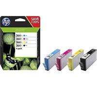 HP Cartouche Encre 364XL - Noir/Couleur (N9J74AE)