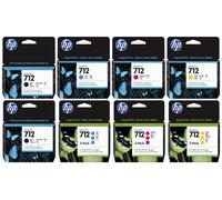 HP Cartucce 712 DesignJet Studio T650 T630 T250 T230 Studio Steel Original