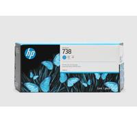 HP Cartuccia d'inchiostro ciano 676M6A 738 300ml