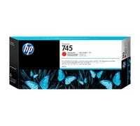 Hp cartuccia inchiostro rosso cromatico designjet 745, 300 ml