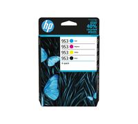HP Confezione da 4 cartucce di inchiostro nero, ciano, magenta, giallo originali 953