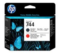 HP Testina di stampa nero opaco/rosso cromatico DesignJet 744