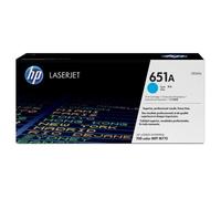 HP CARTUCCIA TONER ORIGINALE CIANO LASERJET 651A