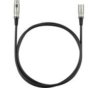 HyperX Cavo XLR, Maschio/Femmina da 3,05 m, Connettore 3 pin in zinco pressofuso, Schermatura a spirale intrecciata, Compatibile con HyperX ProCast, Mixer Audio, apparecchiature video, Streaming, Nero