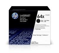 HP Confezione da 2 cartucce originali di Toner nero ad alta capacità LaserJet 64X