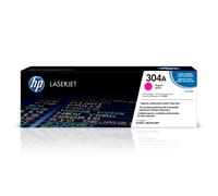 HP CC533A 304A Original LaserJet Toner Cartridge, Magenta, Single Pack Standard