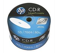 HP CD-R, CRE00070WIP-3, 69301, Printable, 50-pack, 700MB, 52x, 80min., 12cm, bulk, pro archivaci dat